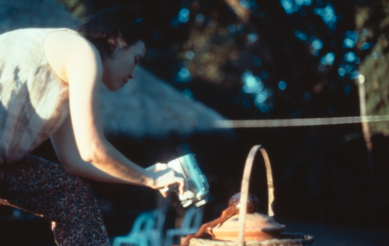 Lawan Jirasuradej filming at Womanifesto Workshop 2001