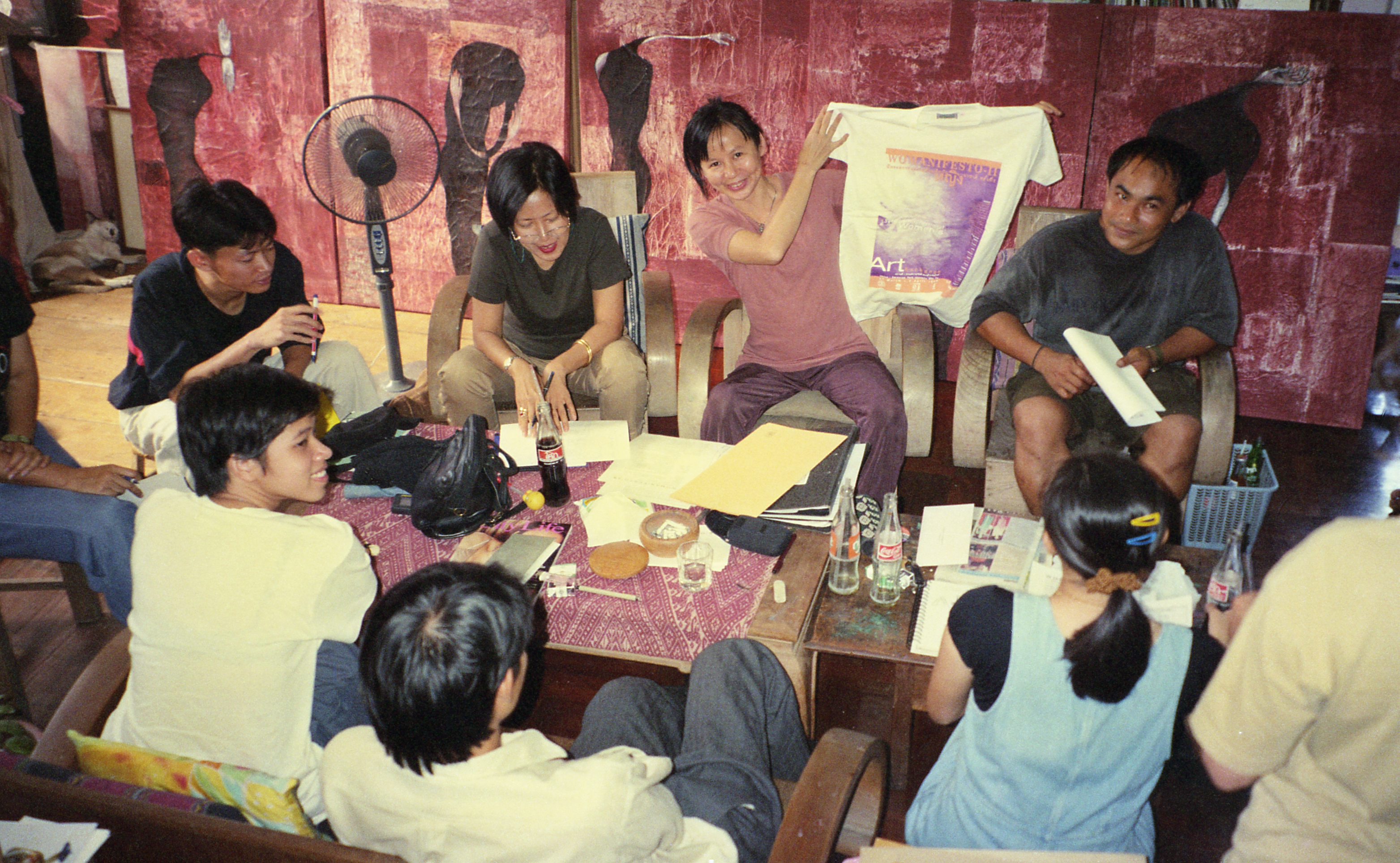 Preparation for Womanifesto II at Studio Xang (Set of 28 Photographs)