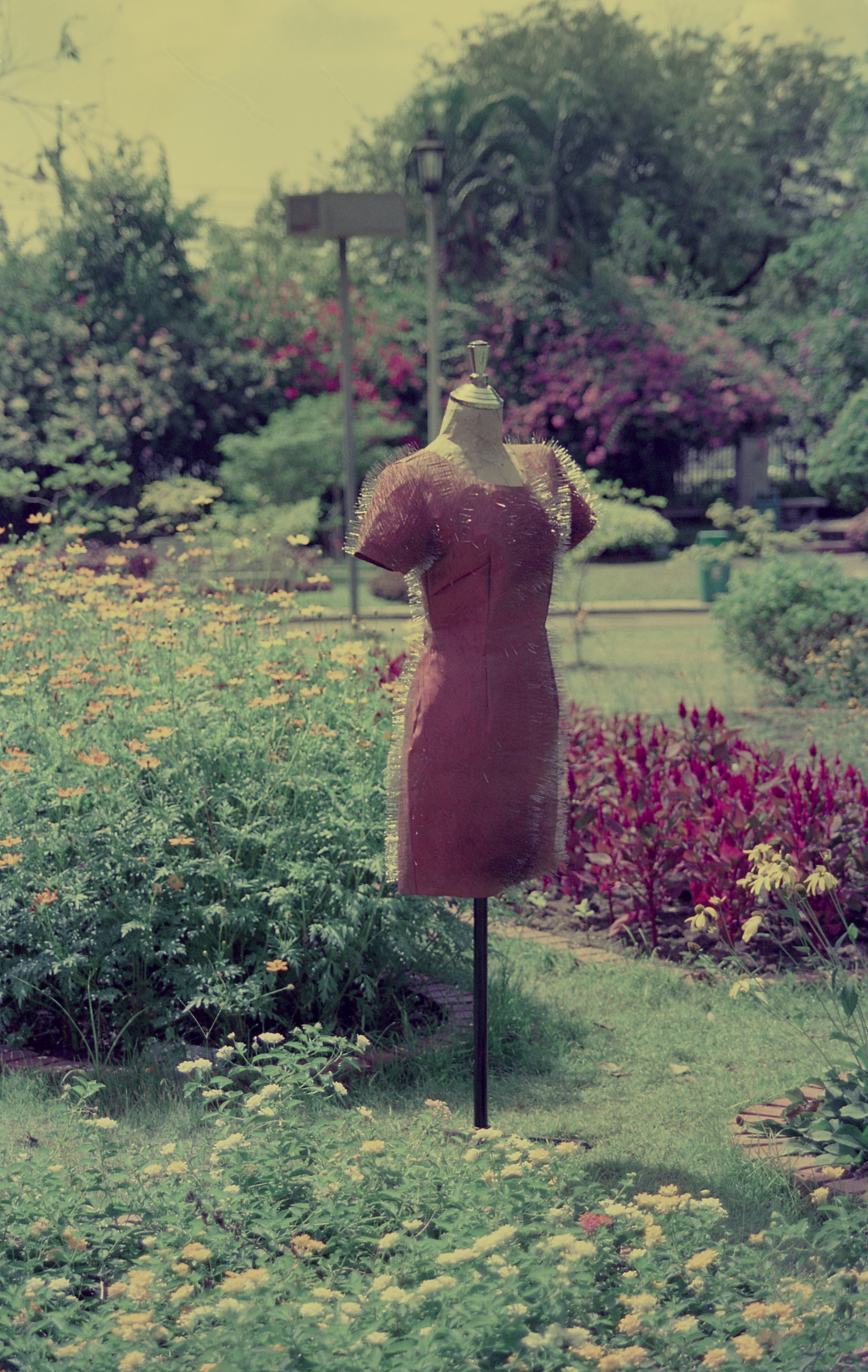 Thai Silk and Pins (Set of 4 Photographs)