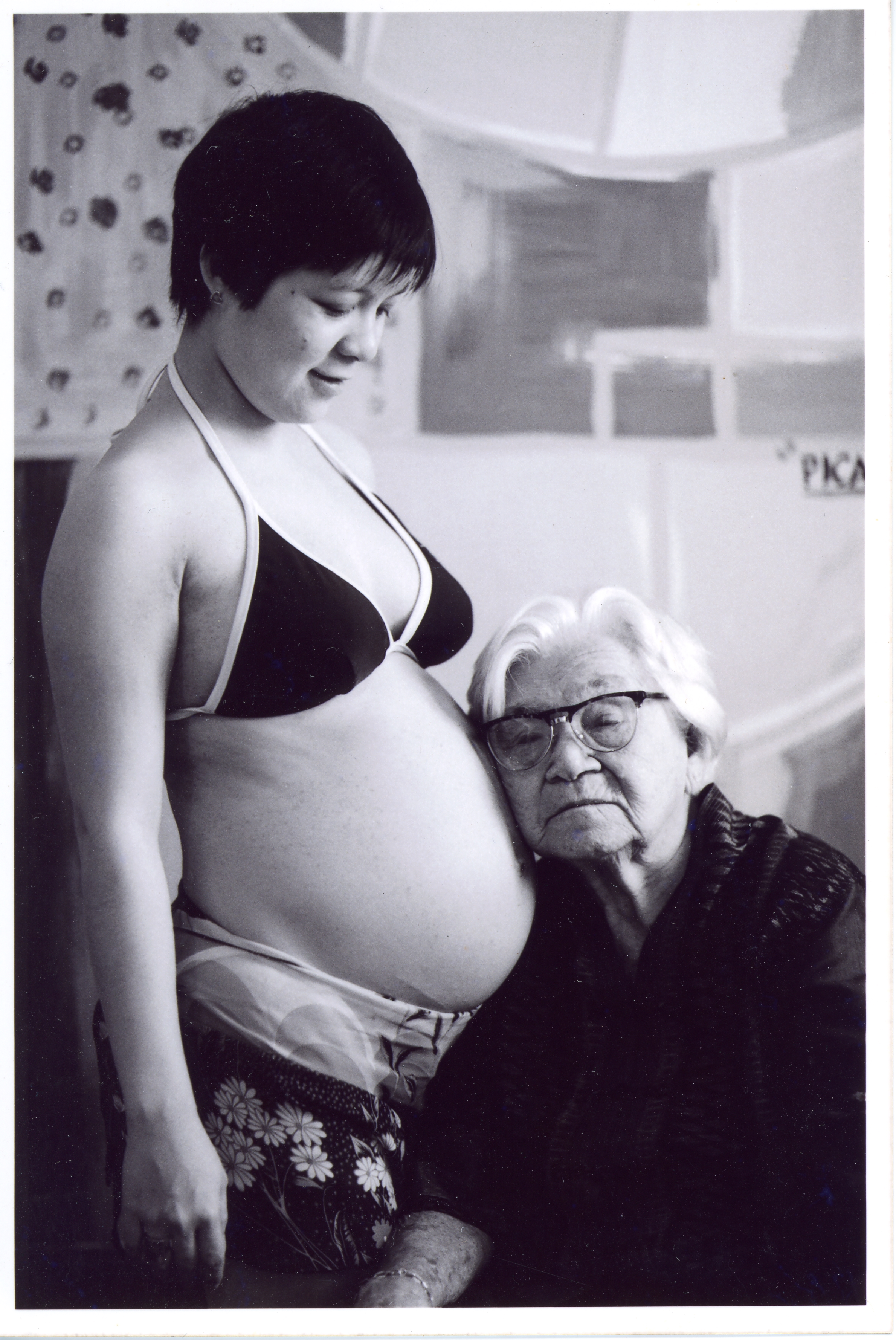 Photograph of Savitri Damrastharm and Her Mother