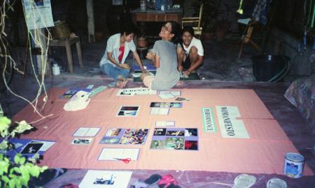 Preparation for Womanifesto II at Studio Xang (Set of 28 Photographs)