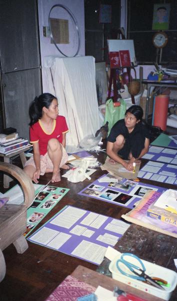 Preparation for Womanifesto II at Studio Xang (Set of 28 Photographs)