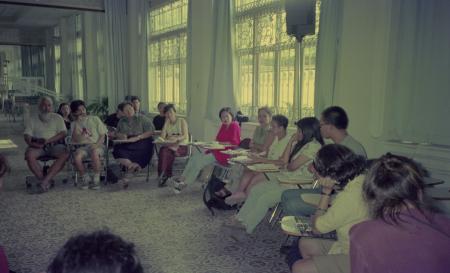 Open Discussion and Thank You Party at Glass House, Saranrom Park (Set of 14 Photographs)