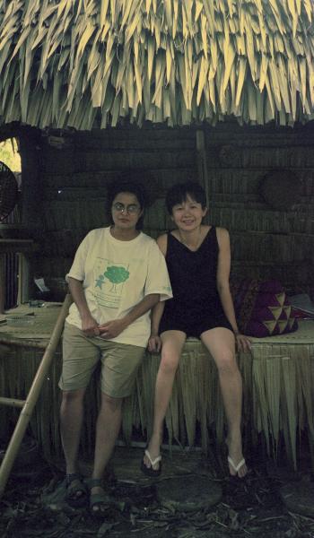 Nitaya Ueareeworakul and Nilofar Akmut at Nitaya's Home (Set of 3 Photographs)