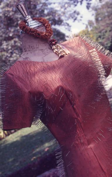 Thai Silk and Pins — Detail (Set of 2 Photographs)
